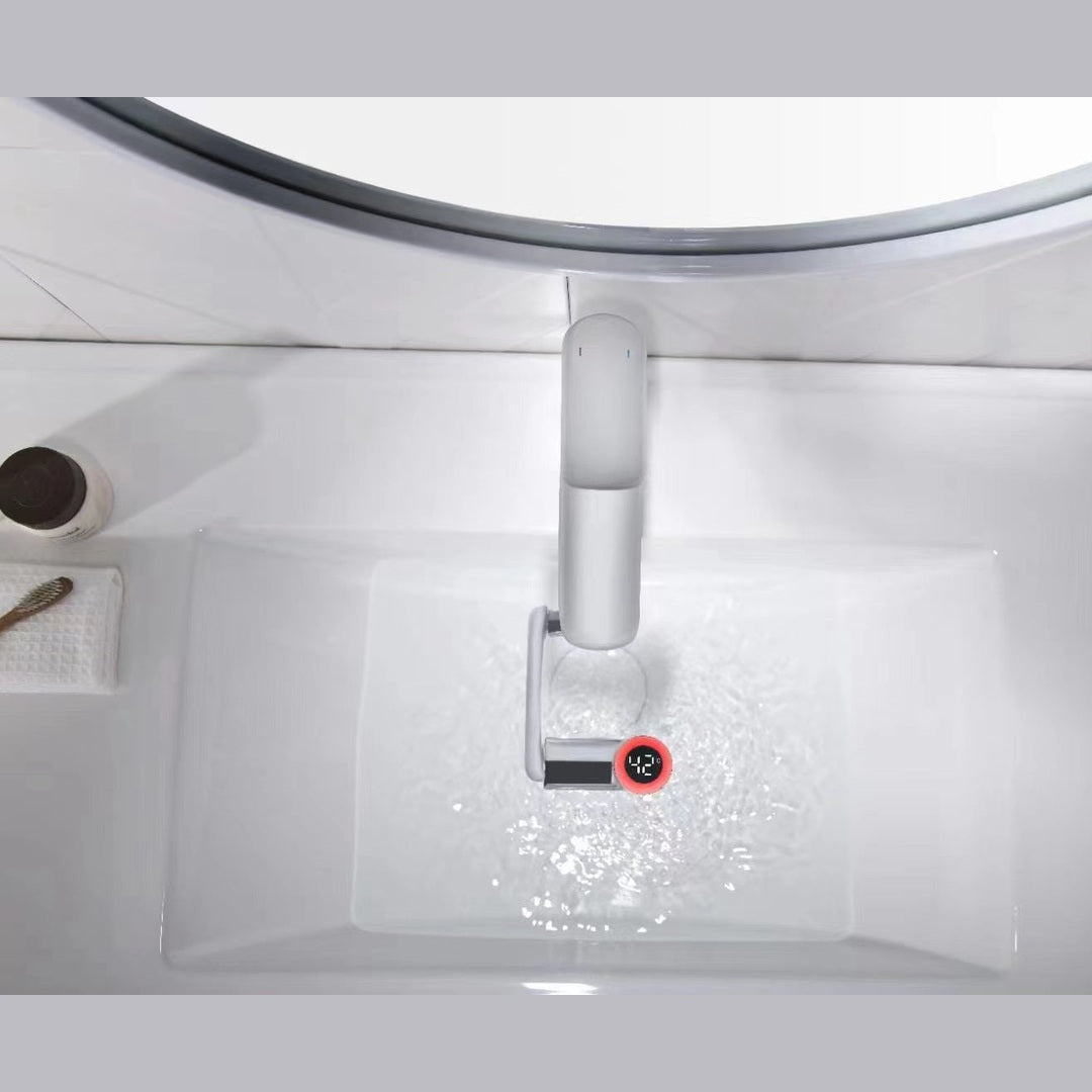 Smart Bathroom Faucet with Temperature Display