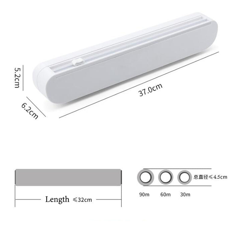 Plastic Dispenser 37 Cm Fixing Foil Cling Film Wrap