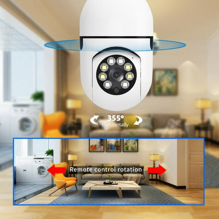 Light Bulb Security Camera 720P