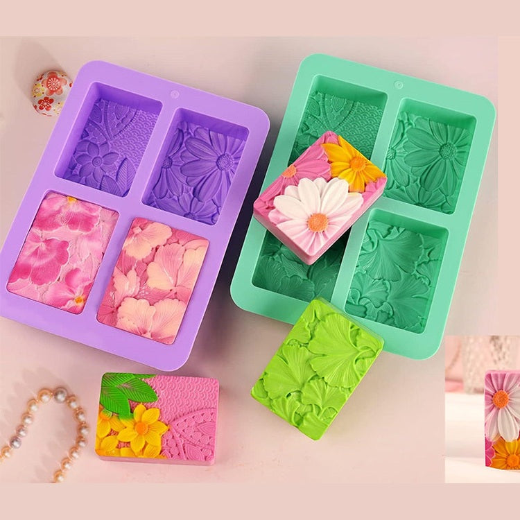 Flower Blossom Silicone Mold for Soap