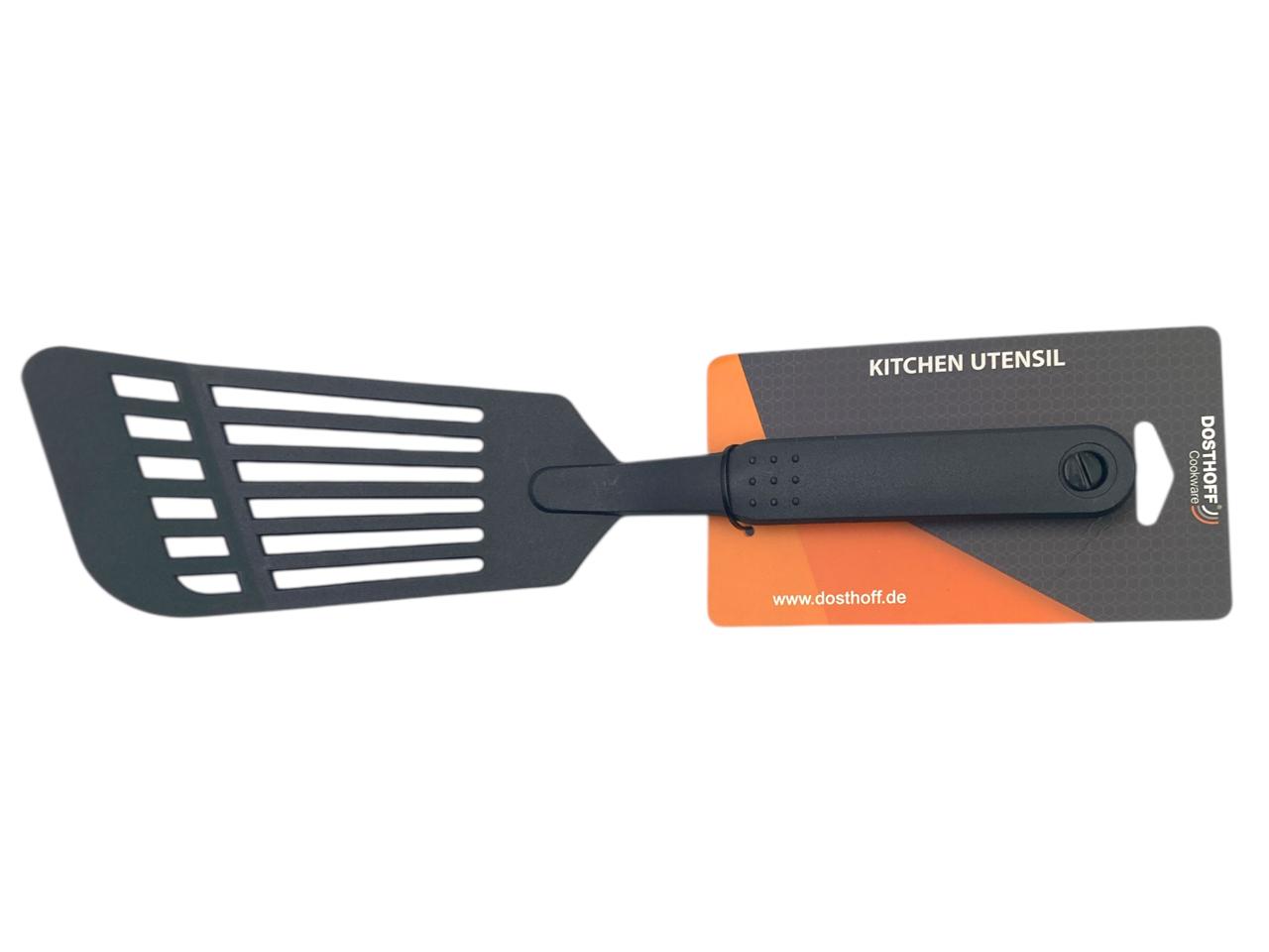 Dosthoff Advanced Non Stick Curved Slotted Turner LFGB