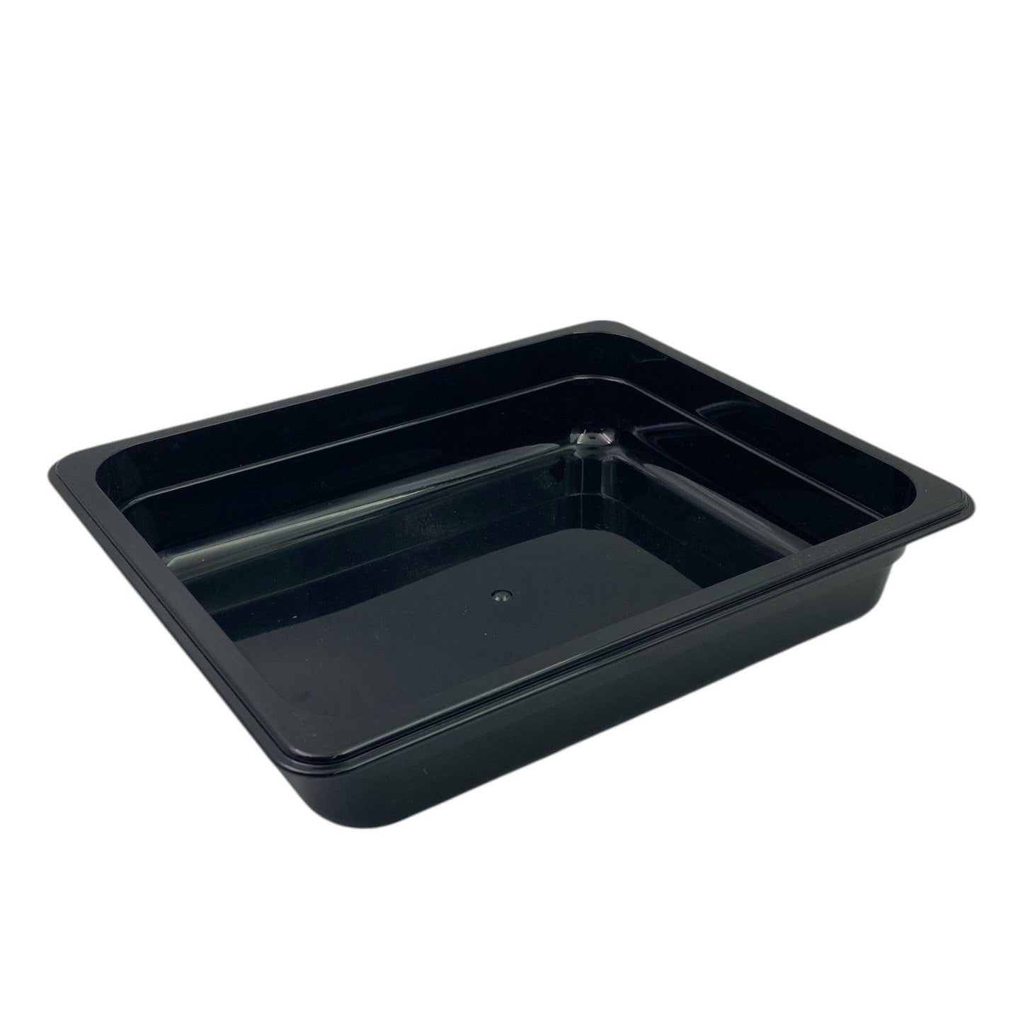 Black Gastronorm Polycarbonate Container 1/2 65 mm