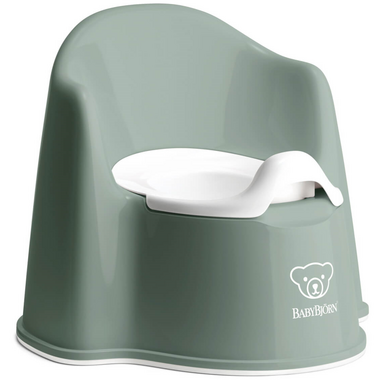 Babybjorn - Potty Chair - Deep Green&White