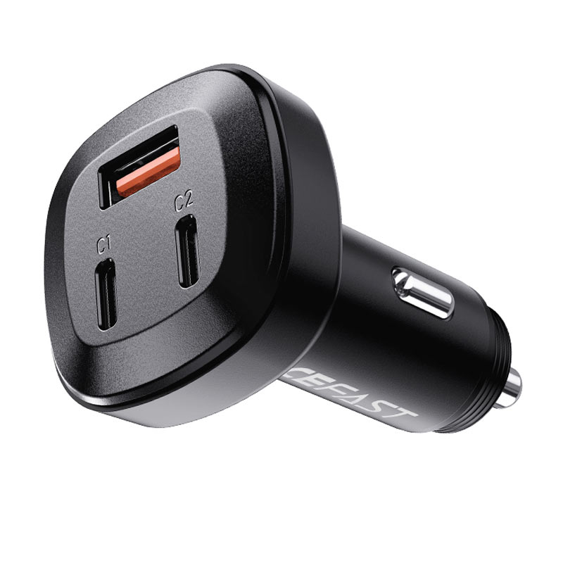 AceFast 66W 3-Port Metal Car Charger B3