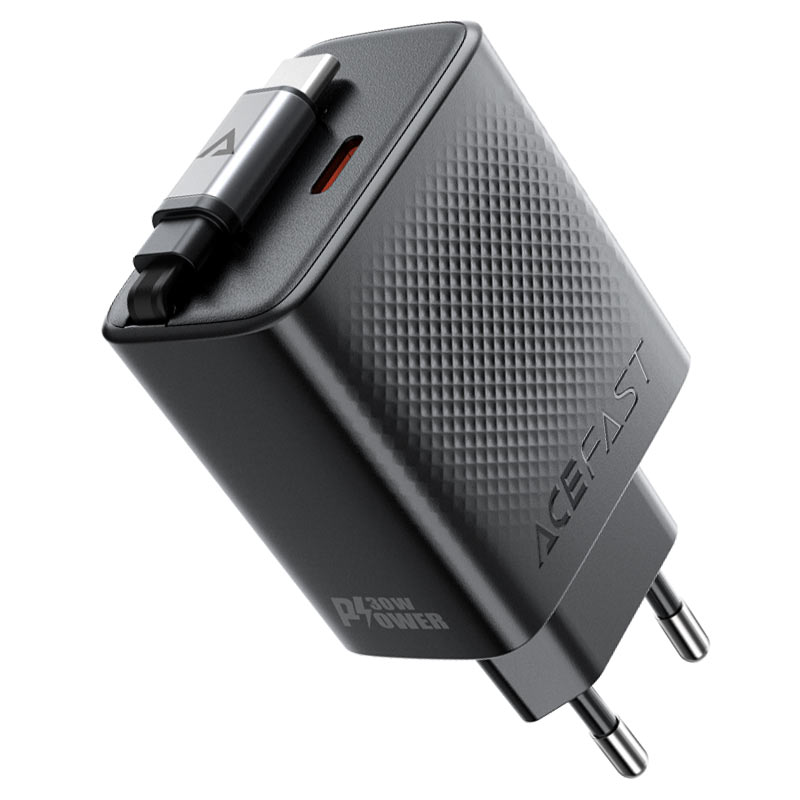 Acefast Fast Charge Wall Charger A110 PD30W (USB-C+USB-C cable) EU