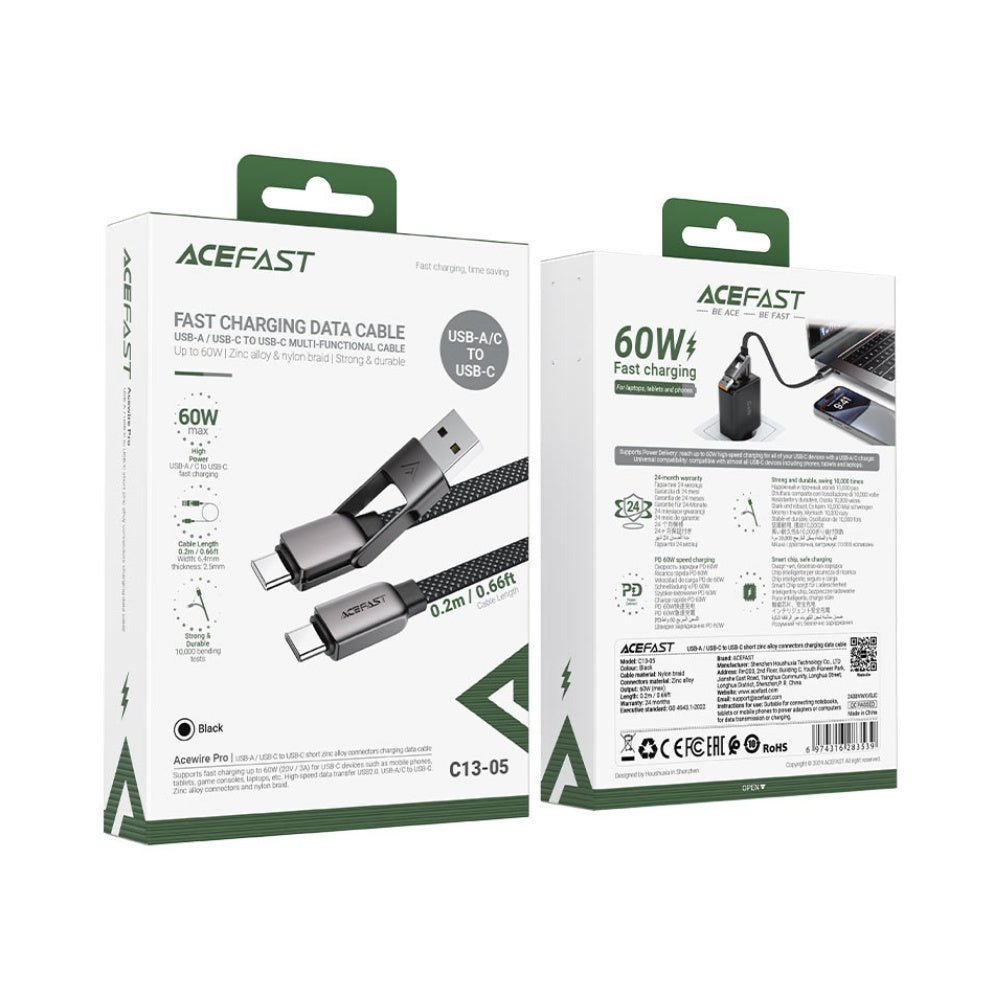 AceFast AceWire Pro Multi-Functional 60W Cable C13-05