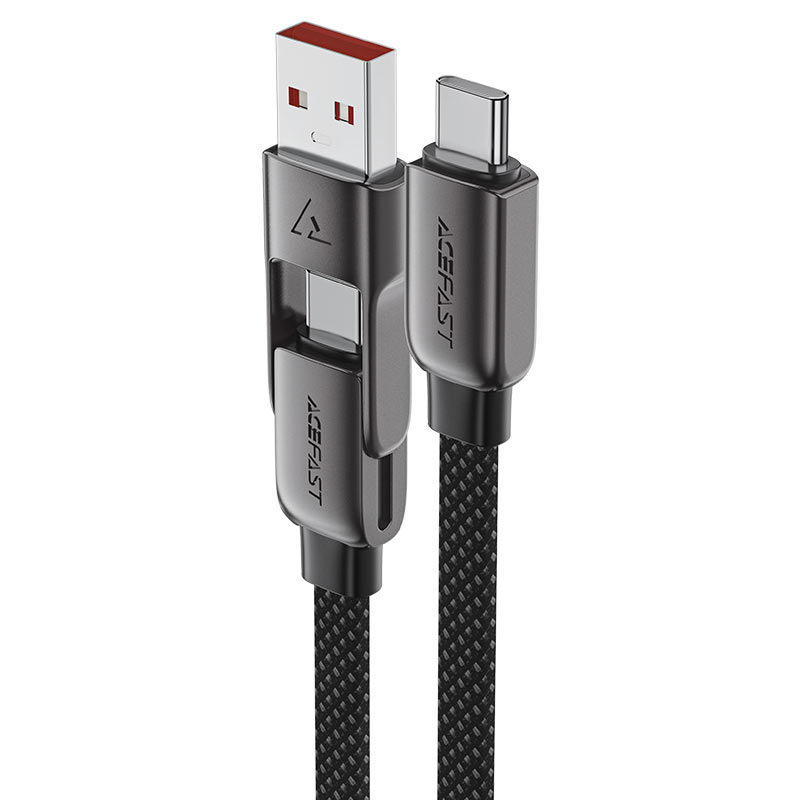 Acefast Charging Data Cable USB-A and USB-C to USB-C