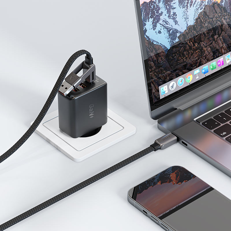 Acefast Charging Data Cable USB-A and USB-C to USB-C