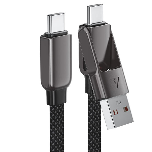 Acefast Charging Data Cable USB-A and USB-C to USB-C