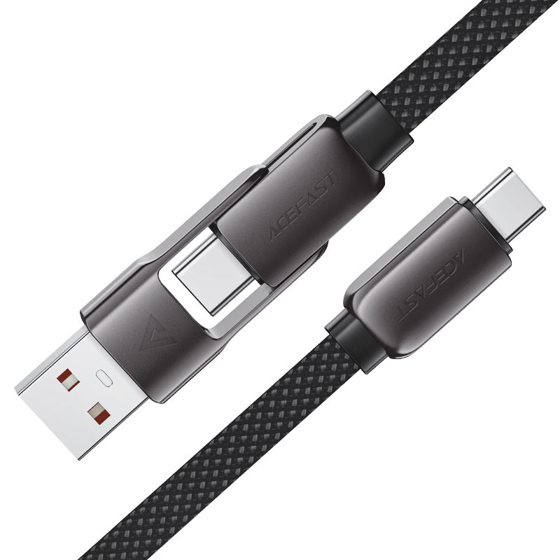 Acefast Charging Data Cable USB-A and USB-C to USB-C