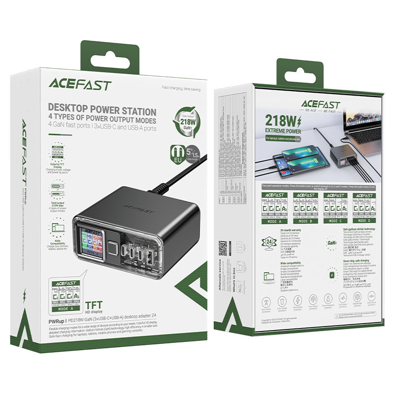 Acefast 218W GaN Charging Station