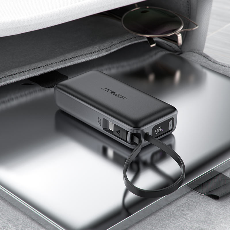 AceFast PWRup PD30W Power Bank with Cable 10000mAh M7