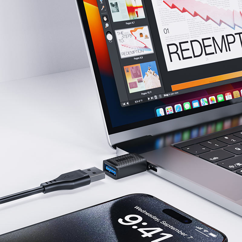 AceFast USB-A to USB-C Adapter J1