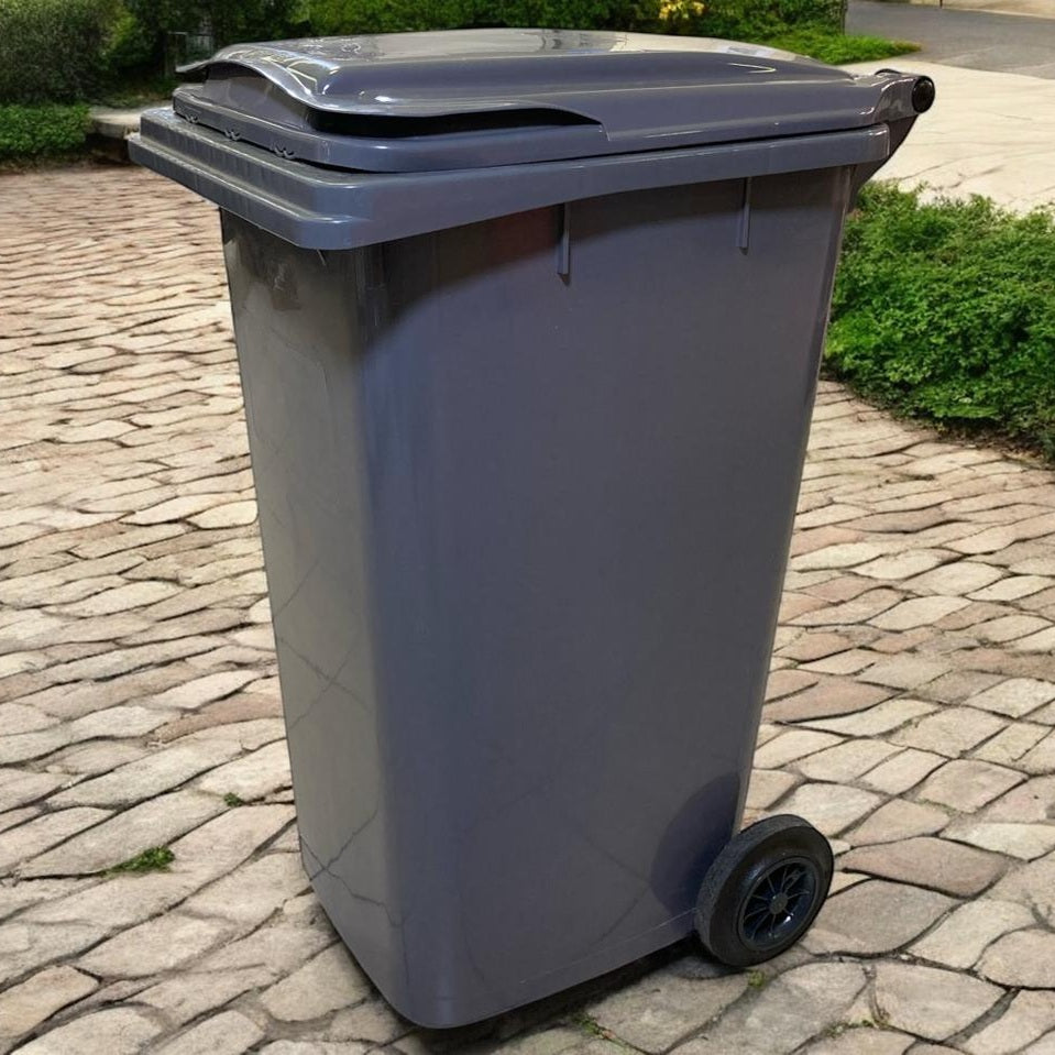 Heavy Duty Wastebin with Wheels 240 L