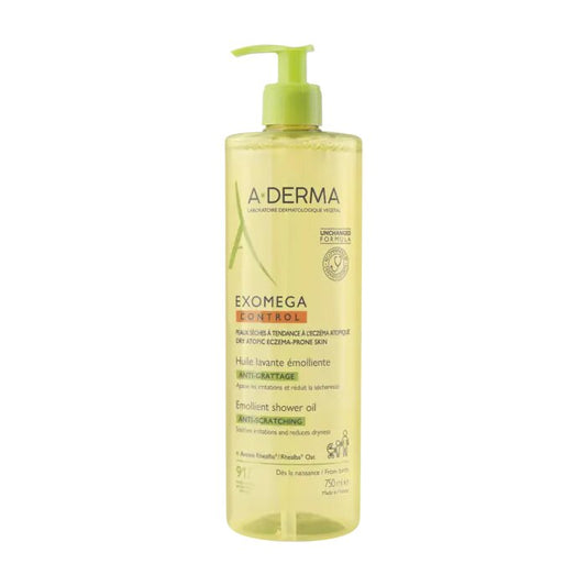 Aderma Exomega Control Emollient Shower Oil - 1L