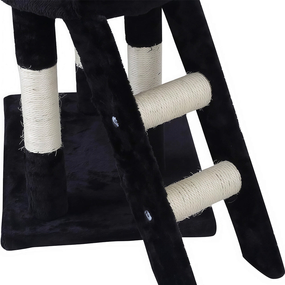 Cat Scratching Post 143 cm – Multi-Level Cat Tree with Bed & Ladder