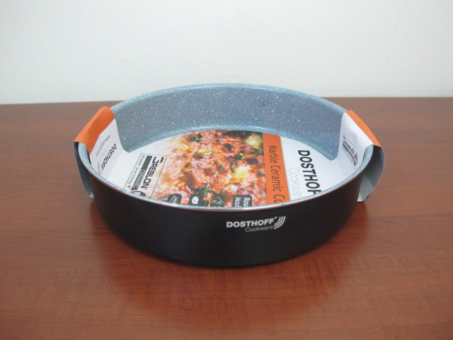 DOSTHOFF ROUND OVEN TRAY BLACK 24 CM