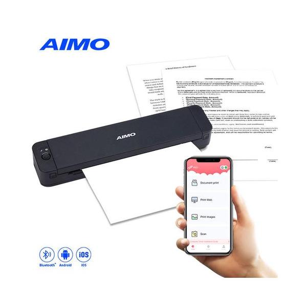 AIMO P832 A4 Thermal transfer Portable Printer, Bluetooth & Type-C, Compatible with Windows, Mac, Android & iOS