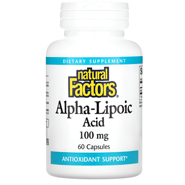 Natural Factors Alpha-Lipoic Acid 100 mg 60 Capsules