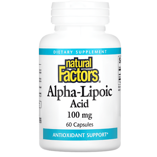 Natural Factors Alpha-Lipoic Acid 100 mg 60 Capsules