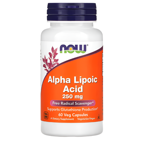 NOW Foods Alpha Lipoic Acid – 250 mg, 60 Vegetarian Capsules