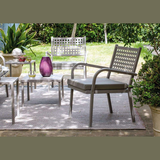 Alice Armchair, Outdoor - Powder Coating - Made in Italy