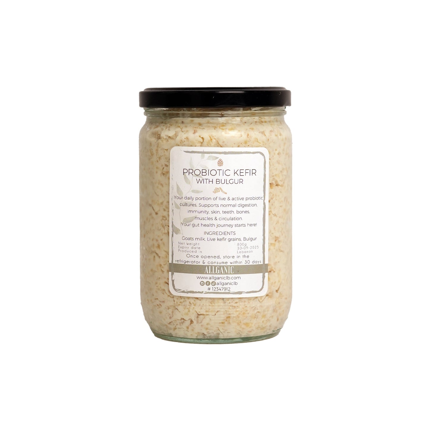 ALLGANIC NATURAL PROBIOTIC  KEFIR WITH BULGUR - Medaid International