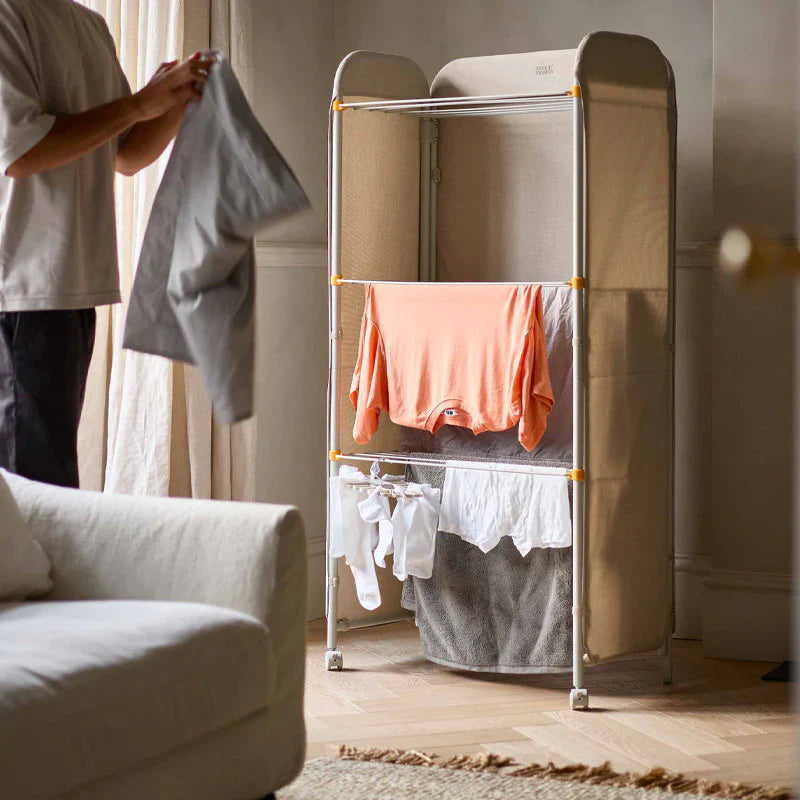 Joseph   Joseph   Eclipse™   3-tier   Ecru   Clothes   Airer   with   Screen