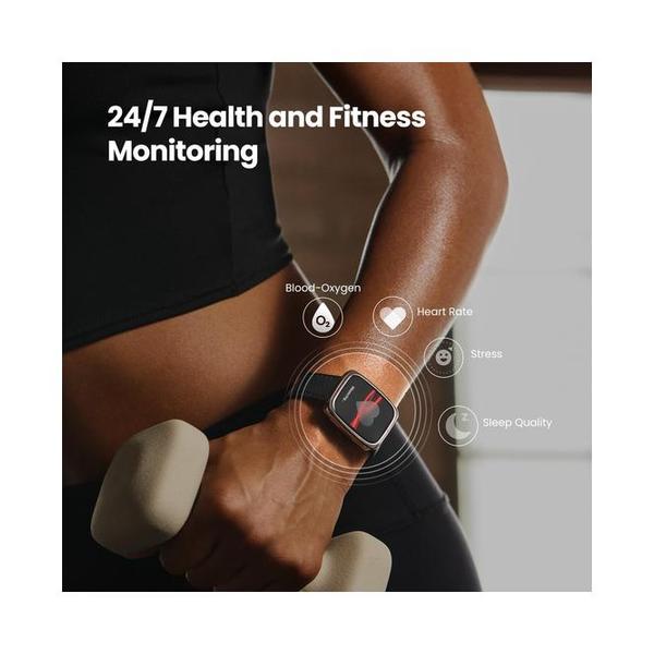 Amazfit Active 2 Premium Smart Watch Fitness Tracker (Square) for Android & iPhone, 10 Day Battery, Water Resistant, GPS Maps, Heart & Sleep Monitor, HYROX Mode, Sapphire Glass, Leather