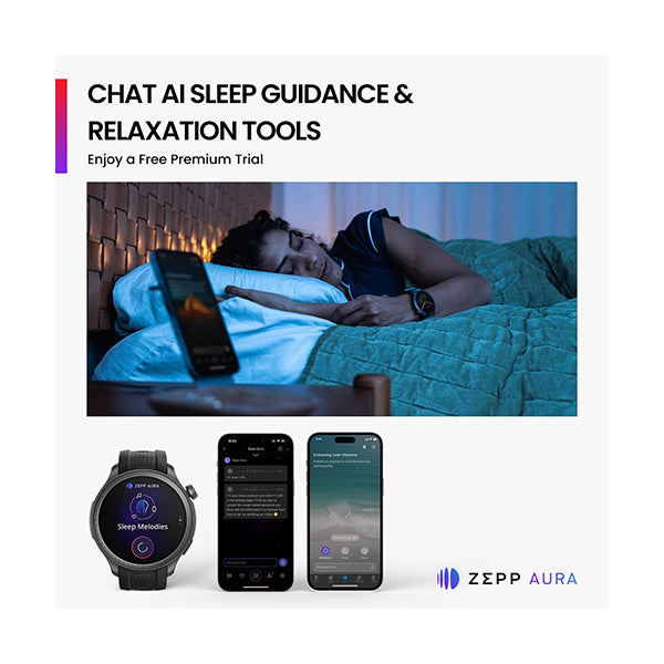 Amazfit, Balance Smart Watch, AI Fitness Coach, Sleep & Health Tracker with Body Composition, GPS, Alexa Built-in, Bluetooth Calls, 14-Day Battery, 1.5" AMOLED Display, for Android/iPhone