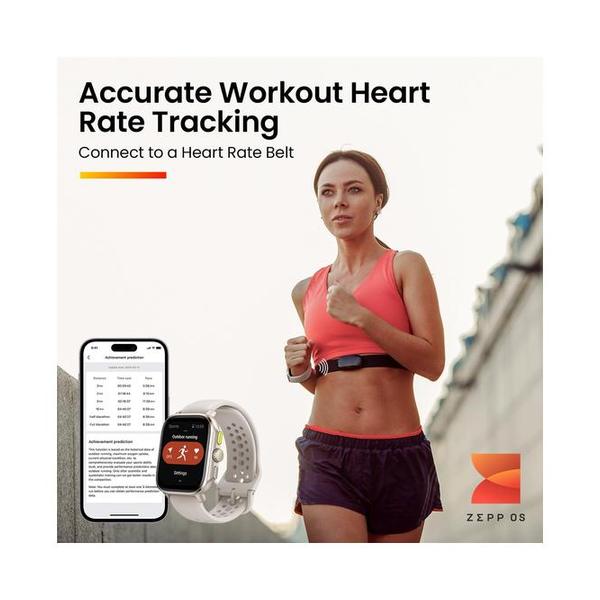 Amazfit Cheetah Smart Watch with Dual-Band GPS, Route Navigation & Offline Maps, Training Template, Heart Rate Monitor, Alexa-Built In