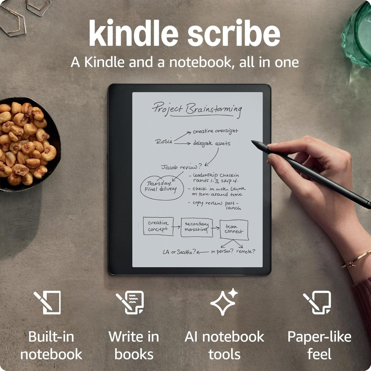 Amazon Kindle Scribe with Basic Pen (16GB)