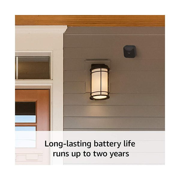 Blink Outdoor - 2 camera kit, wireless, weather-resistant HD security camera, two-year battery life, motion detection, set up in minutes
