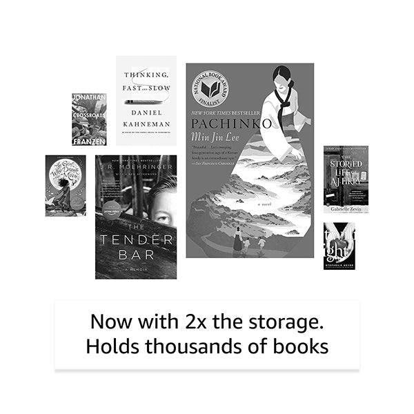 All-new Kindle (2022 release) – The lightest and most compact Kindle, 16GB now with a 6” 300 ppi high-resolution display, and 2x the storage, 11th Gen