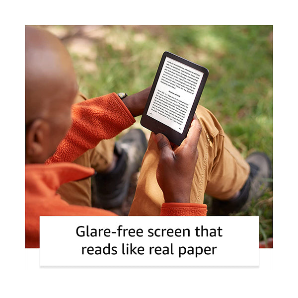 All-new Kindle (2022 release) – The lightest and most compact Kindle, 16GB now with a 6” 300 ppi high-resolution display, and 2x the storage, 11th Gen