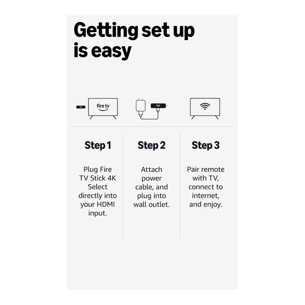 Amazon Fire TV Stick 4K Select (newest model), start streaming in 4K, AI-powered search, and free & live TV, find shows faster with Alexa+