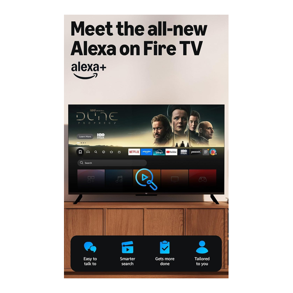 Amazon Fire TV Stick 4K Select (newest model), start streaming in 4K, AI-powered search, and free & live TV, find shows faster with Alexa+