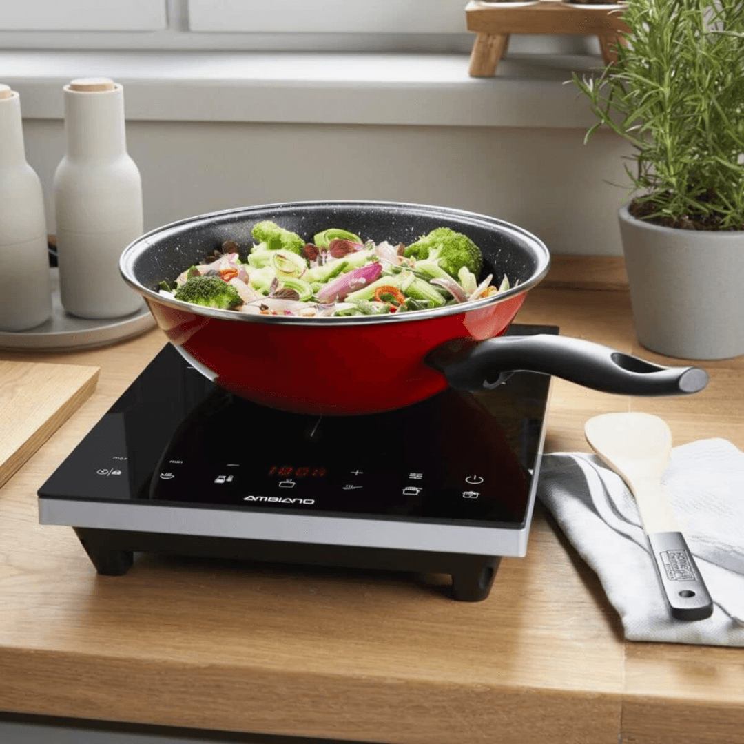 Ambiano Induction Hob 2000W Kitchen Device LED Sensor