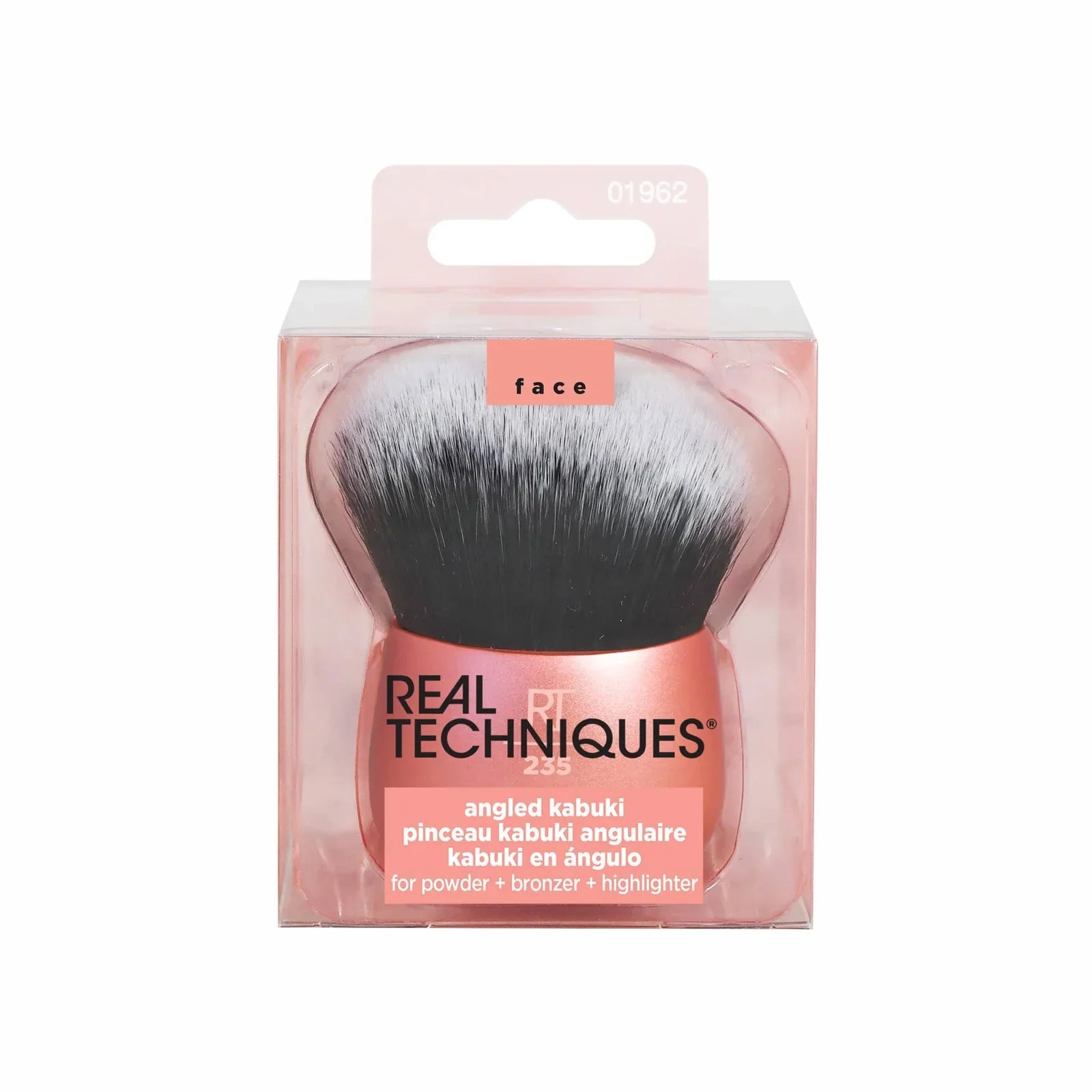 ANGLED KABUKI  FOR  POWDER +BRONZER +HIGHLIGHTER
