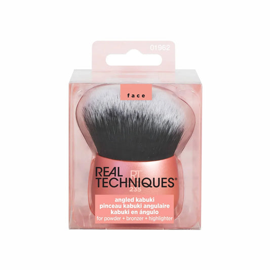 ANGLED KABUKI  FOR  POWDER +BRONZER +HIGHLIGHTER
