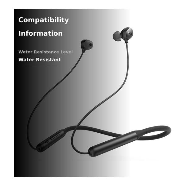 Soundcore by Anker Life U2i Wireless Neckband Headphones, 10mm Drivers with BassUp Technology, 24H Playtime, AI-Enhanced Calls, Foldable and Lightweight, IPX5 Water-Resistant, Secure Fit, Bluetooth 5