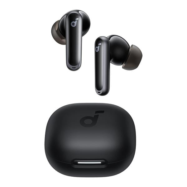 Soundcore P40i by Anker, Noise Cancelling Wireless Earbuds, Adaptive Noise Cancelling to Environments, Heavy Bass, 60H Playtime, 2-in-1 Case and Phone Stand, IPX5, Wireless Charging, Bluetooth 5.3