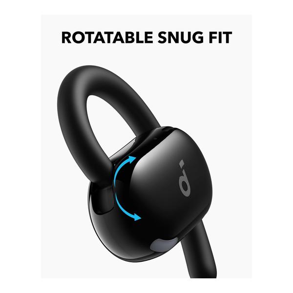 Soundcore V20i by Anker Open-Ear Headphones, Adjustable Ear Hooks, Ultra-Comfort, Snug Fit, Powerful Sound, Clear Calls, IP55, 36H Playtime, Bluetooth 5.4 Wireless Earbuds, Multipoint Connection