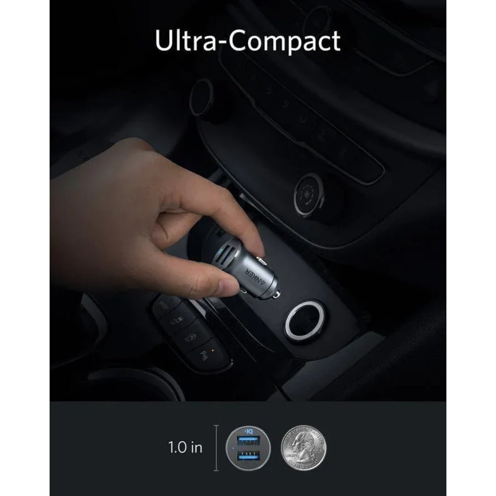 Anker Car Charger 24W Dual USB-A Port