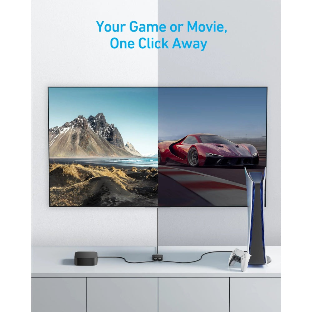 Anker HDMI Switch (2 in 1 Out, 4K HDMI)