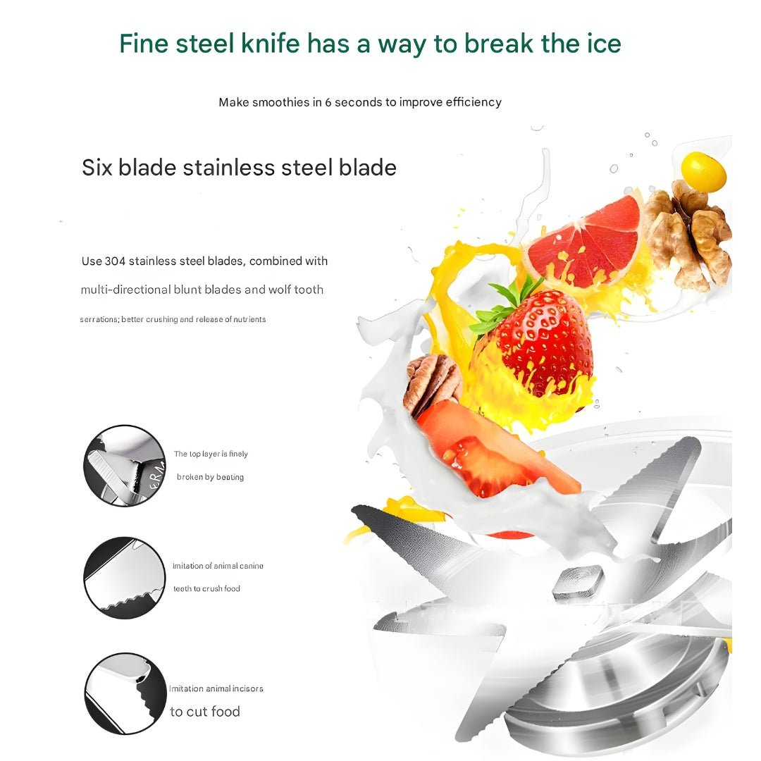 Heavy Duty 2200W Blender with Soundproof Lid – Ice Crushing Power