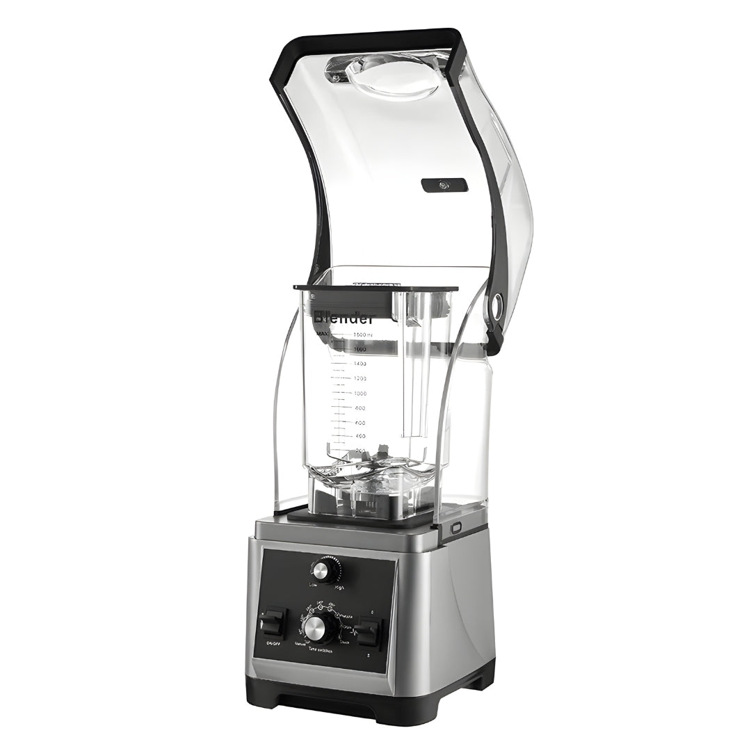 Heavy Duty 2200W Blender with Soundproof Lid – Ice Crushing Power