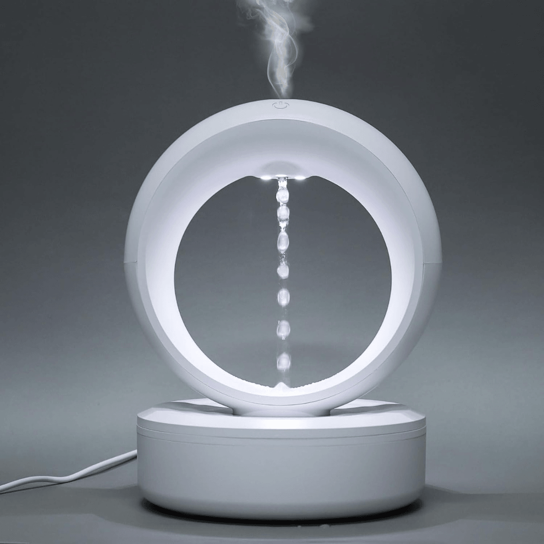 Anti-Gravity Cool Mist Humidifier – 680ml Quiet Air Diffuser with LED & Auto Shut-Off