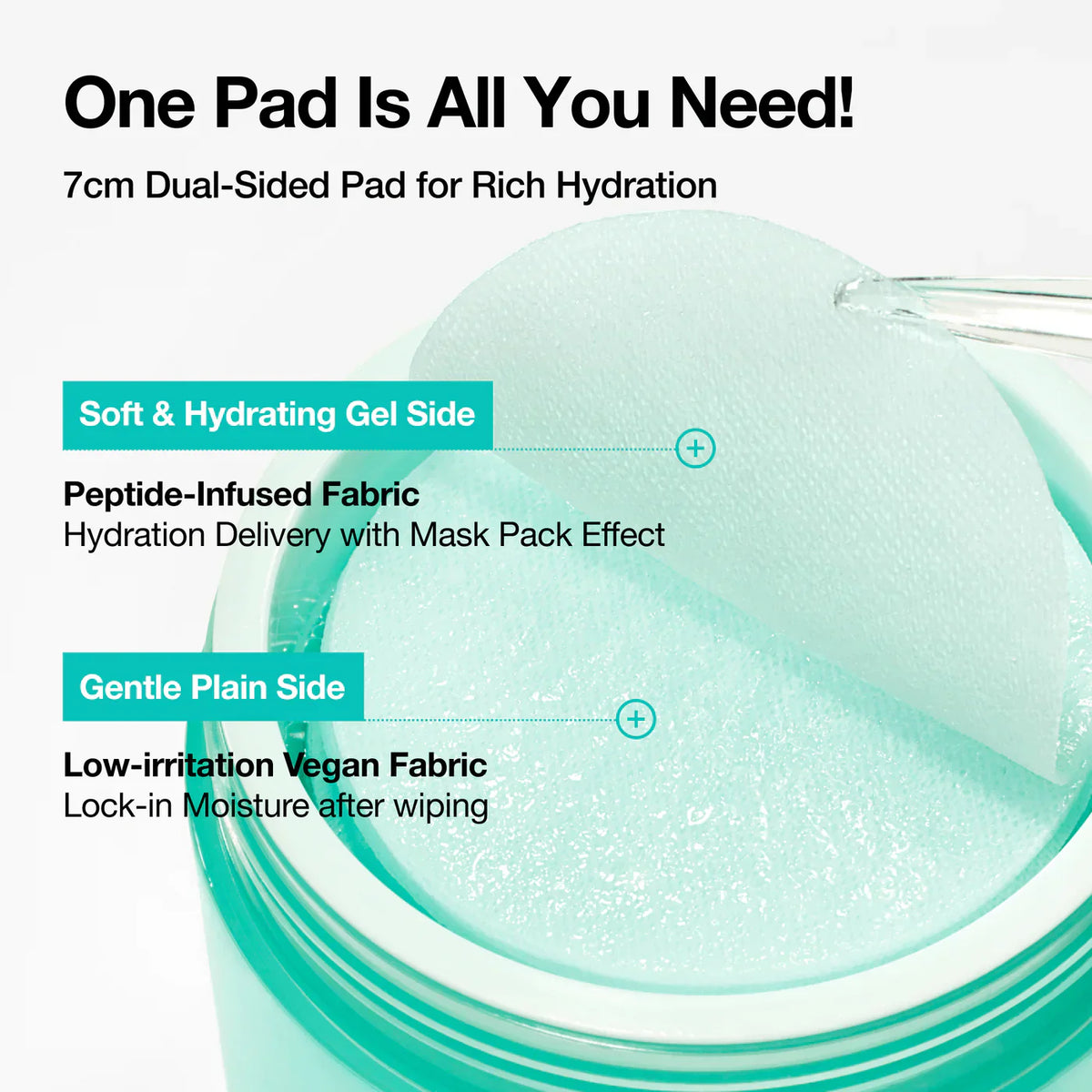 Anua PDRN 100 Hyaluronic Acid Glow Pad