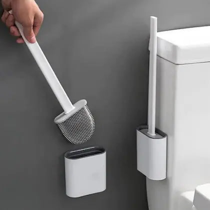 Flexible Toilet Silicone Brush فرشاة تواليت سيليكون مرنة